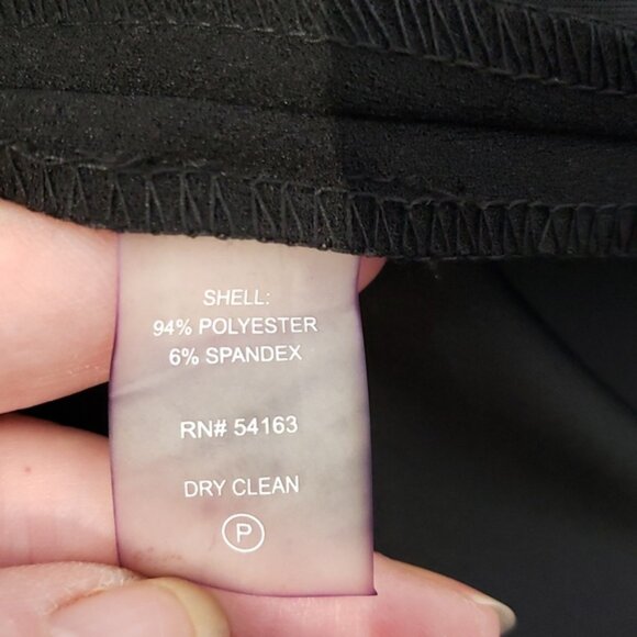 Calvin Kevin sheath dress bodycon black size 16 sleeveless. - Picture 6 of 6